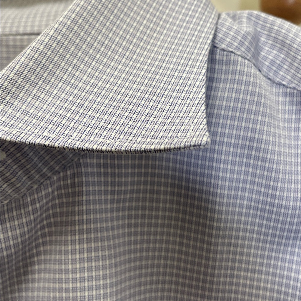 Canali - Button Down Impeccabile Dress Shirt - Blue / White - L - Picture 4 of 12